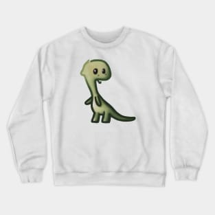 Cute Dinosaur Drawing Crewneck Sweatshirt